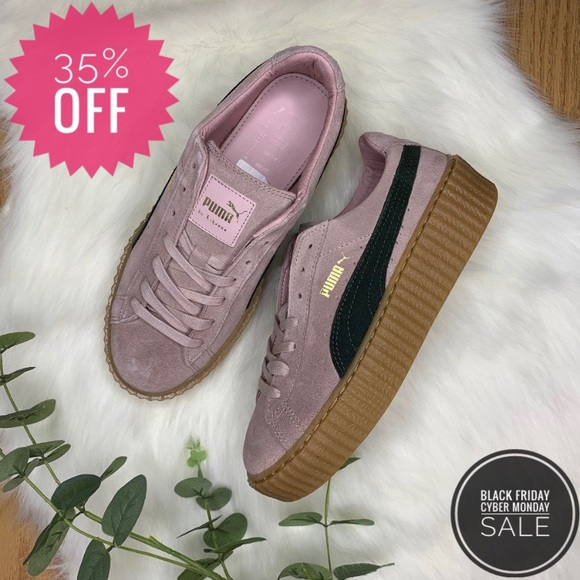 Puma Shoes - Fenty Puma Rihanna Creepers Pink green women's 8.5